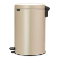 Clearance Brabantia Cubo de pedal newIcon 20L, Metallic Gold Beige
