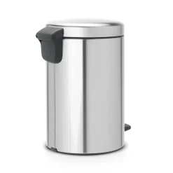 Clearance Brabantia Cubo de pedal newIcon 12L, matt steel fingerprint proof Plateado