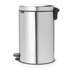 Brabantia Cubo de pedal newIcon 20L, Matt steel fingerprint proof Plateado