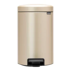 Sale Brabantia Cubo de pedal newIcon 12L, Metallic Gold BeigeColor dorado