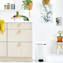 Hot Brabantia Cubo de pedal newIcon 20L, White Blanco