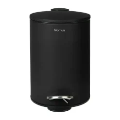 Online Blomus Cubo de pedal Tubo 3 L, Black Negro