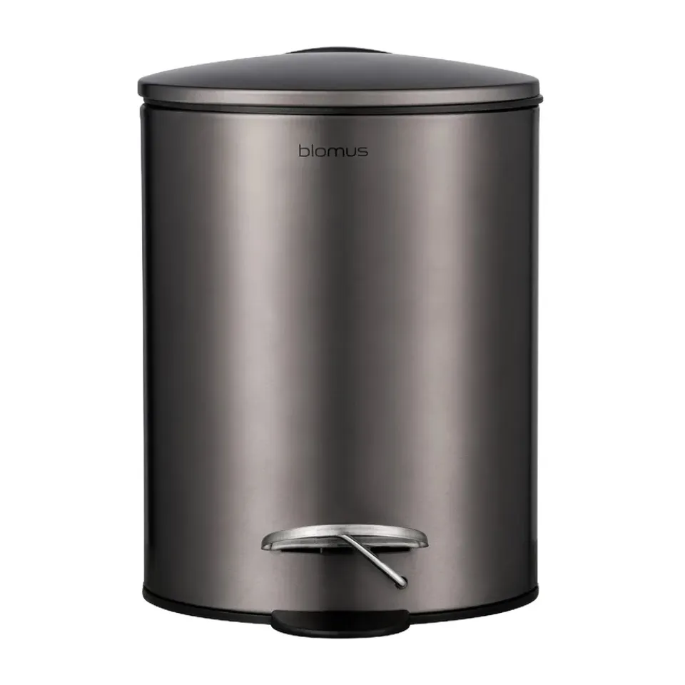 Sale Blomus Cubo de pedal Tubo 3 L, Metal Gris