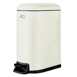 Clearance Mette Ditmer Cubo de pedal Walther 10 L, Off White Blanco