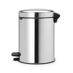 Brabantia Cubo pedal newIcon 5L, Brilliant steel Plateado