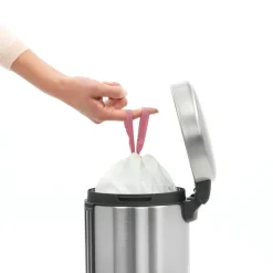 Discount Brabantia Cubo pedal newIcon 3L, Matt steel fingerprint proof Plateado