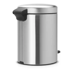 New Brabantia Cubo pedal newIcon 5L, Matt steel fingerprint proof Plateado