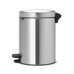 Hot Brabantia Cubo pedal newIcon 5L, Matt steel Plateado