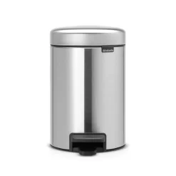 Brabantia Cubo pedal newIcon 3L, Matt steel Plateado