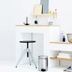 Brabantia Cubo pedal newIcon 3L, Matt steel Plateado