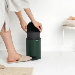 Clearance Brabantia Cubo pedal newIcon 3L, Pine green Verde