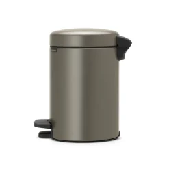 Clearance Brabantia Cubo pedal newIcon 3L, Platinum Plateado