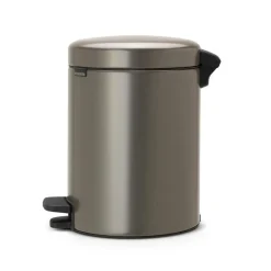 Discount Brabantia Cubo pedal newIcon 5L, Platinum Plateado