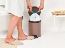 Hot Brabantia Cubo pedal newIcon 5L, Satin Taupe Marrón