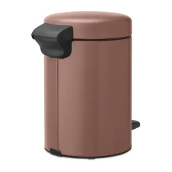 Brabantia Cubo pedal newIcon 3L, Satin Taupe Marrón