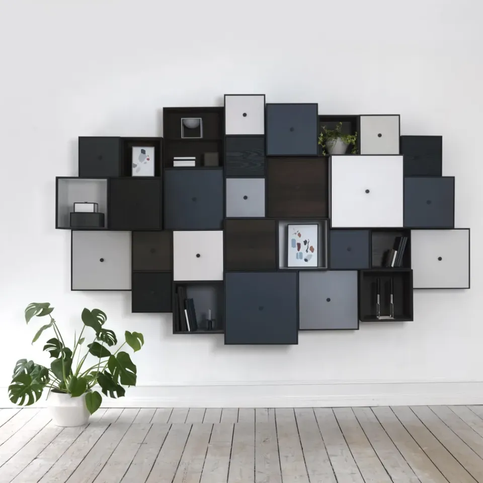New Audo Copenhagen Cubo sin puerta Frame 35, claro Gris
