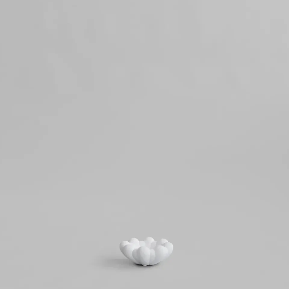 Outlet 101 Copenhagen Cuenco mini Bloom tray, Bone White Blanco