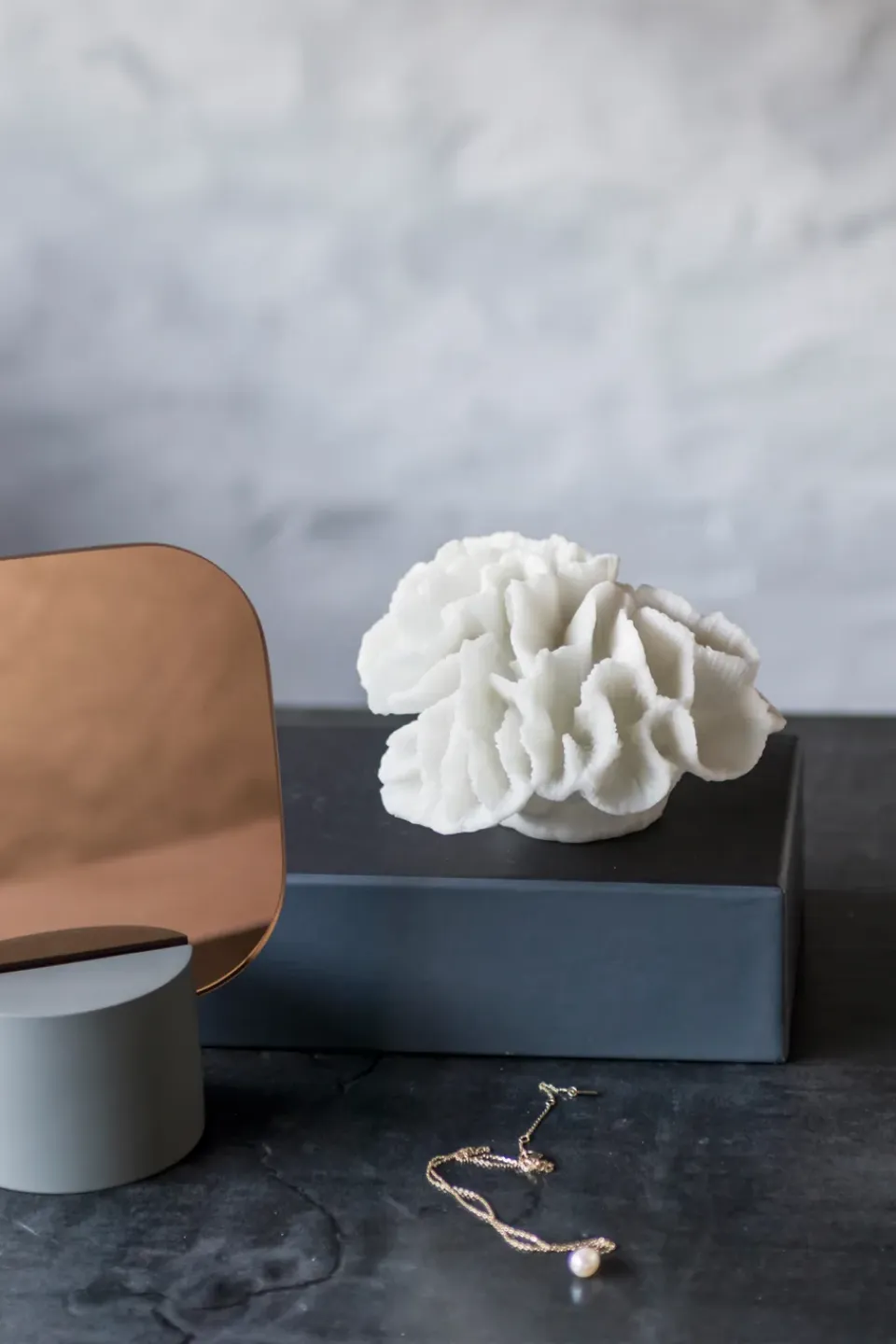 Clearance Mette Ditmer Decoración Coral gills, White Blanco
