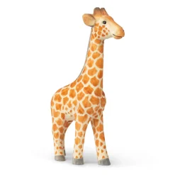 Clearance Ferm Living Decoración de madera Animal, Giraffe Naranja