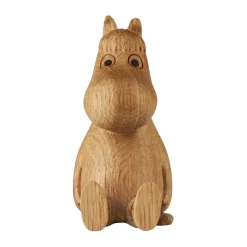 Online Dsignhouse x Moomin Decoración de madera Mumin Snorkmaiden 10 cm, ROBLE (FSC) Beige