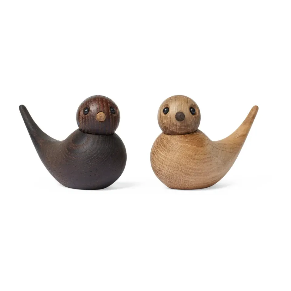 Best Spring Copenhagen Decoración golondrina Sweeties 5,4 cm 2 piezas, Roble Marrón