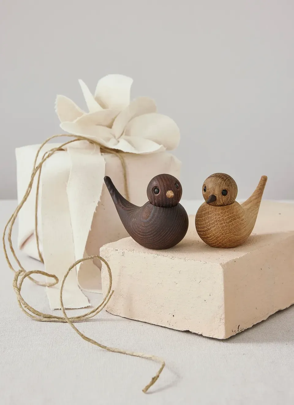 Best Spring Copenhagen Decoración golondrina Sweeties 5,4 cm 2 piezas, Roble Marrón