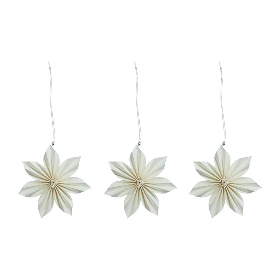 Sale Watt & Veke Decoración navideña Aurora 3 piezas, White-brown BlancoMarrón