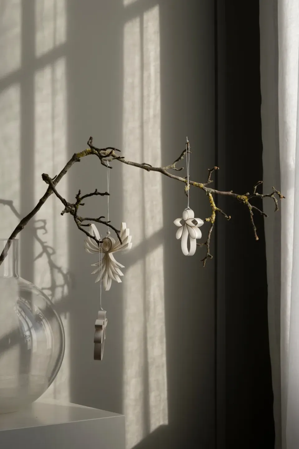 Online Watt & Veke Decoración navideña Engla 3 piezas, White Blanco