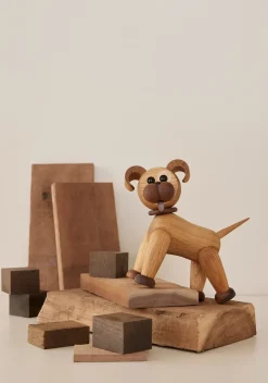 Sale Spring Copenhagen Decoración perro Buddy 20,5 cm, Roble Beige