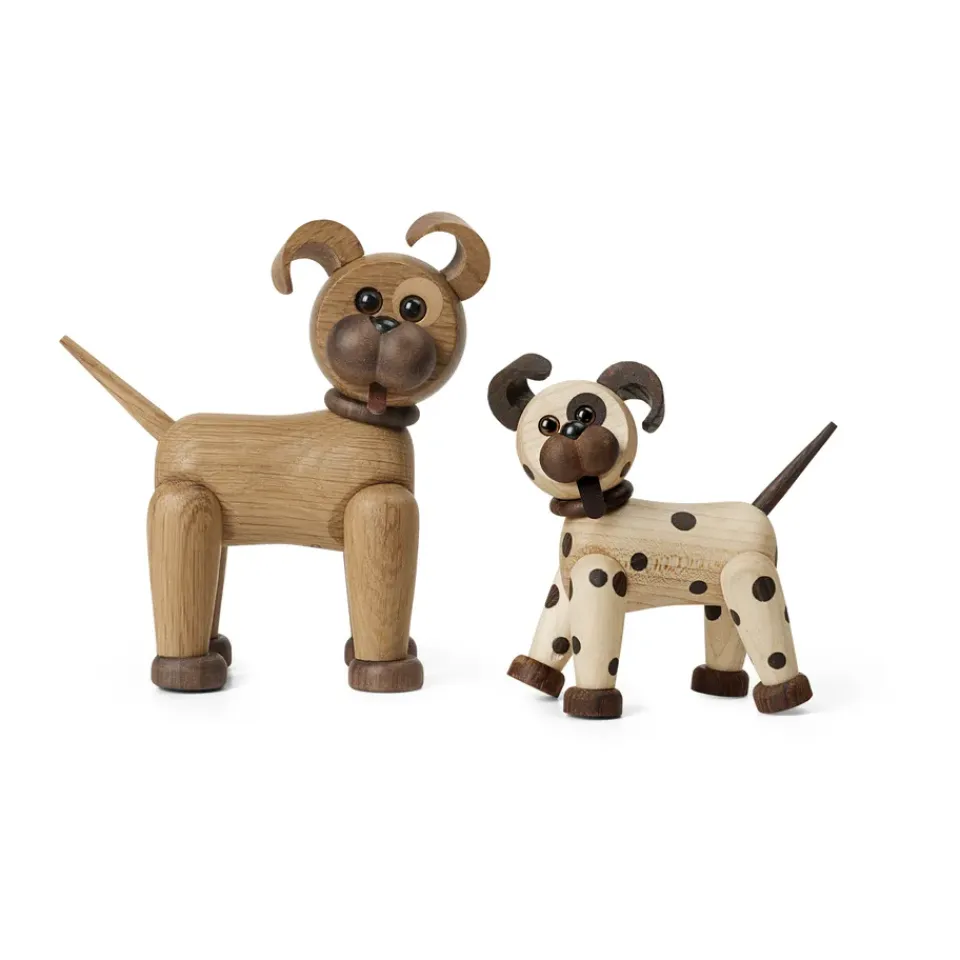 New Spring Copenhagen Decoración perro Joy 11 cm, Arce Beige