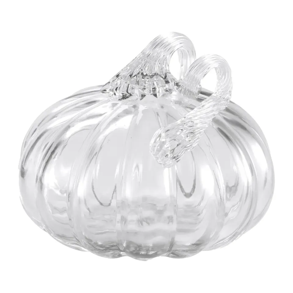 Online Cooee Design Decoración Pumpkin 10 cm, Clear Transparente