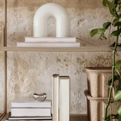 Outlet Ferm Living Decoración Sculptural, Acero inoxidable Plateado