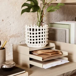 Outlet Ferm Living Decoración Sculptural, Acero inoxidable Plateado