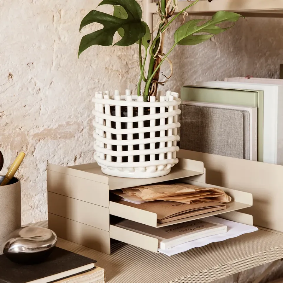 Outlet Ferm Living Decoración Sculptural, Acero inoxidable Plateado