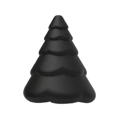Clearance Cooee Design Decoración Snowy árbol de navidad 20 cm, Black Negro