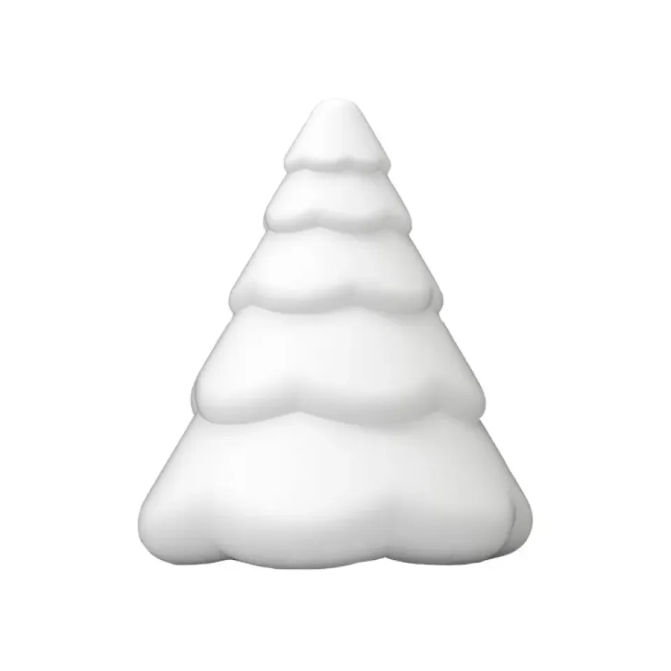 New Cooee Design Decoración Snowy árbol de navidad 20 cm, White Blanco