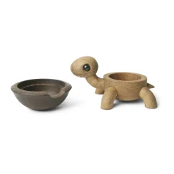 Best Spring Copenhagen Decoración tortuga Speedy 4 cm, Roble-fresno Beige