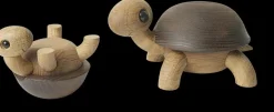 Best Spring Copenhagen Decoración tortuga Speedy 4 cm, Roble-fresno Beige