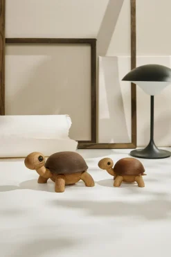 Best Spring Copenhagen Decoración tortuga Speedy 4 cm, Roble-fresno Beige