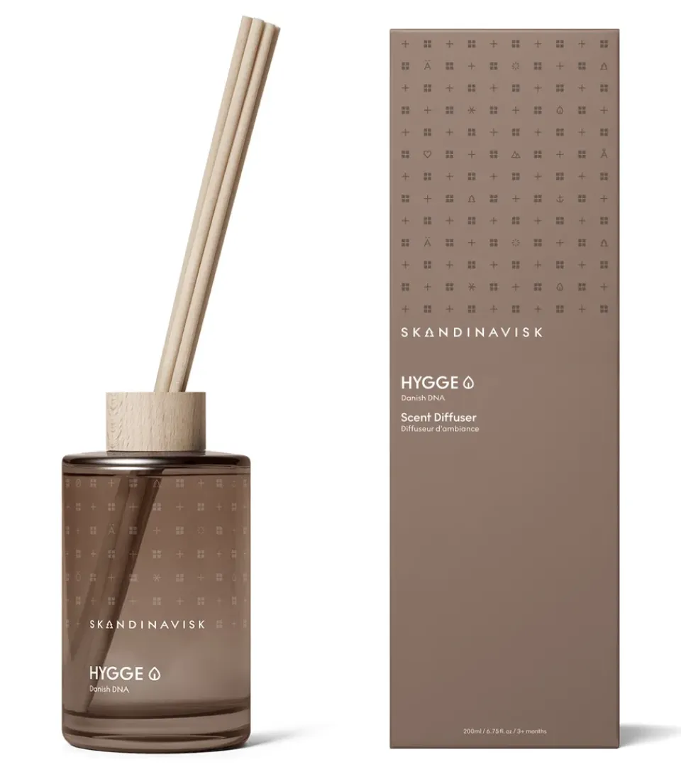 Best Skandinavisk Difusor con varillas Hygge, 200 ml Marrón