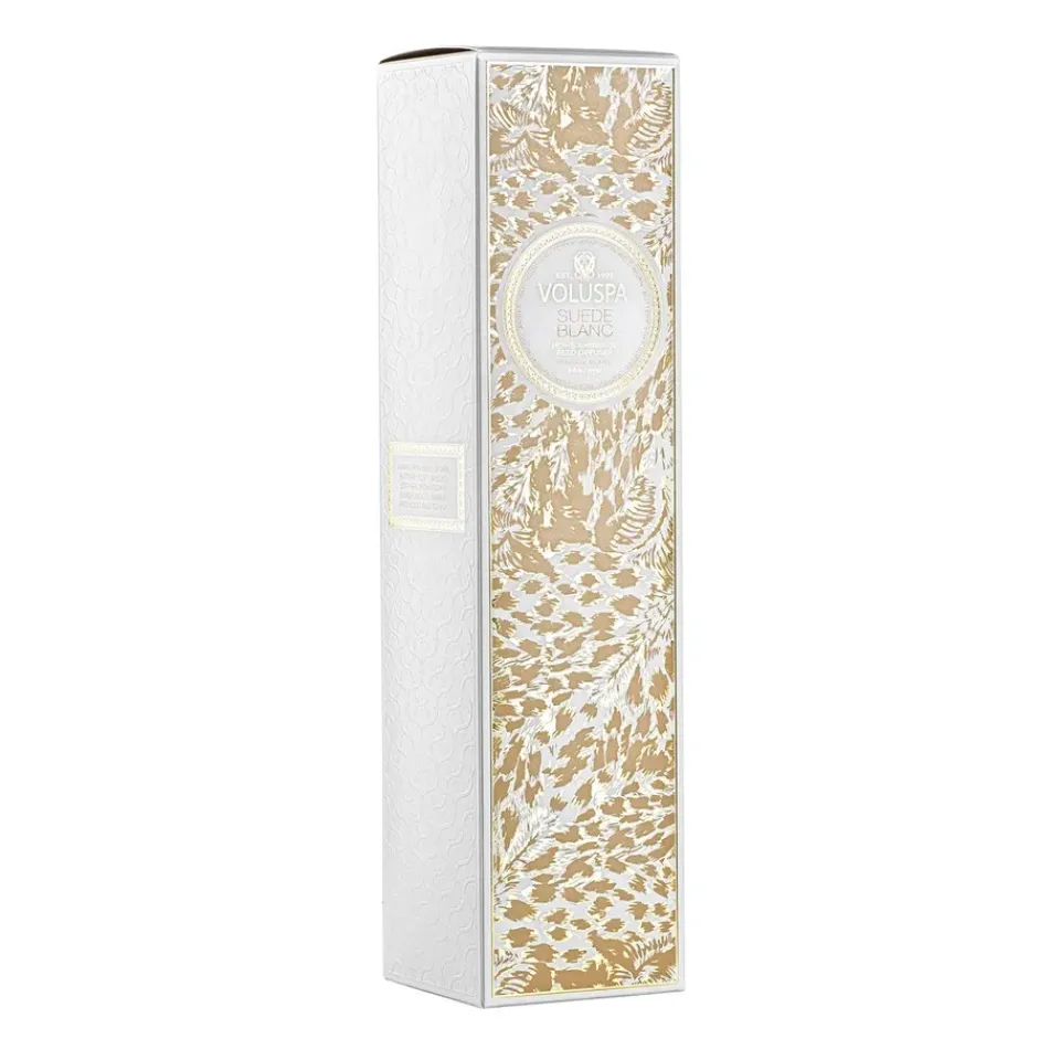 Sale Voluspa Difusor con varillas Maison Blanc 177 ml, Suede Blanc Color doradoBlanco