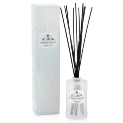 New Voluspa Difusor con varillas 192 ml, Bourbon Vanille Blanco