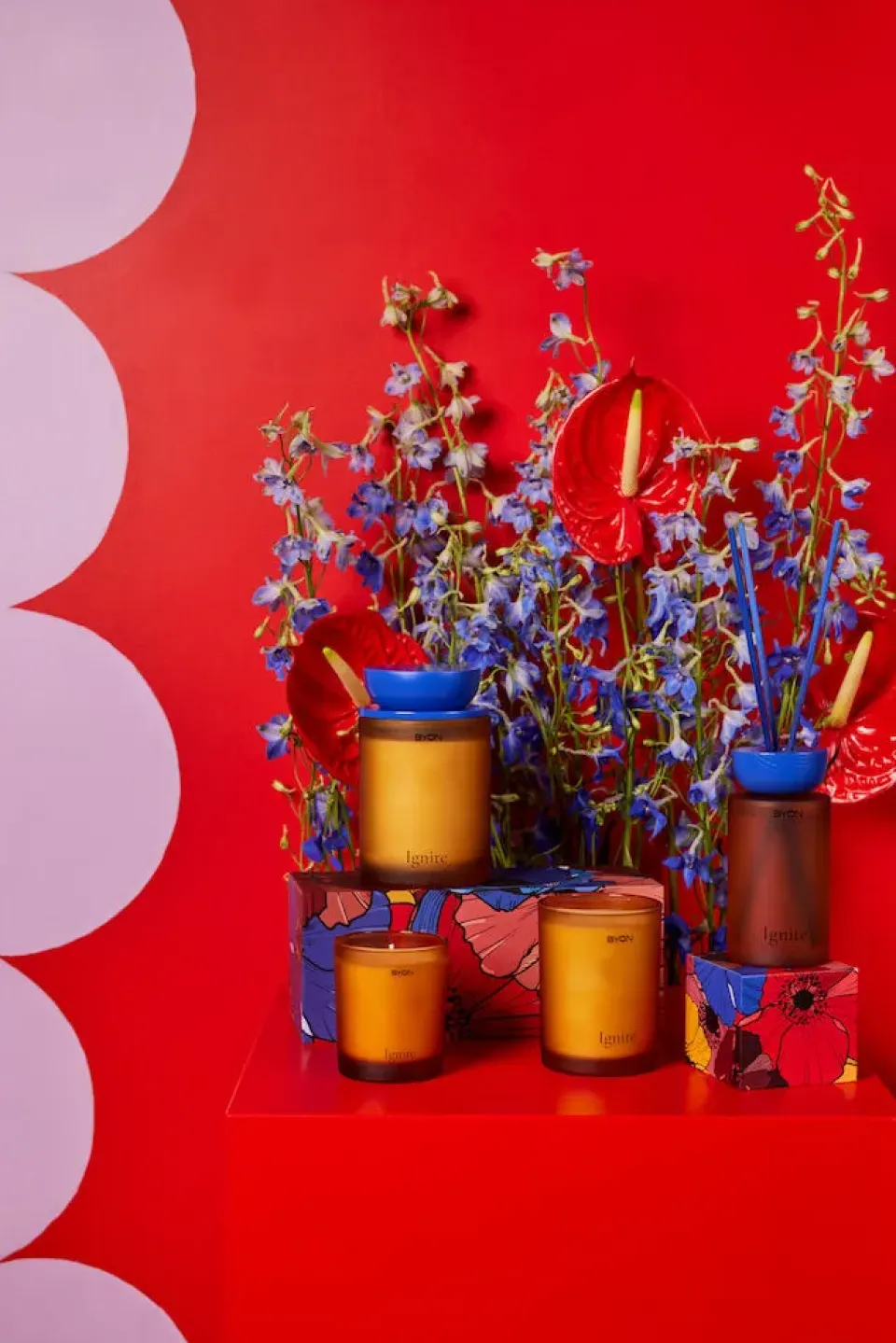 Outlet Byon Difusor perfumado Ignite, Ámbar-azul NaranjaAzul