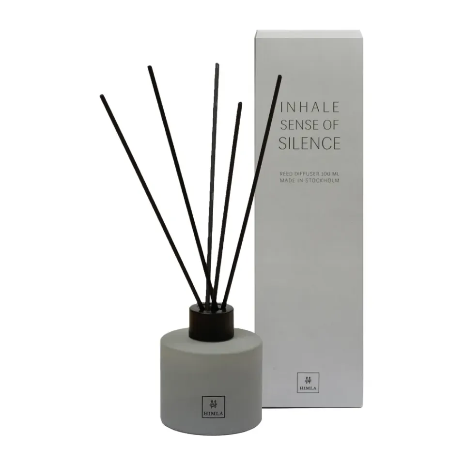 Best Himla Difusores de fragancia Inhale Reed 100 ml, Sense of silence Gris