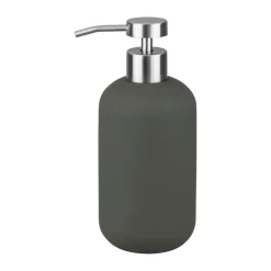 Mette Ditmer Dispensador de jabón Lotus play alto, incl. 2 cabezales, Dark olive Verde