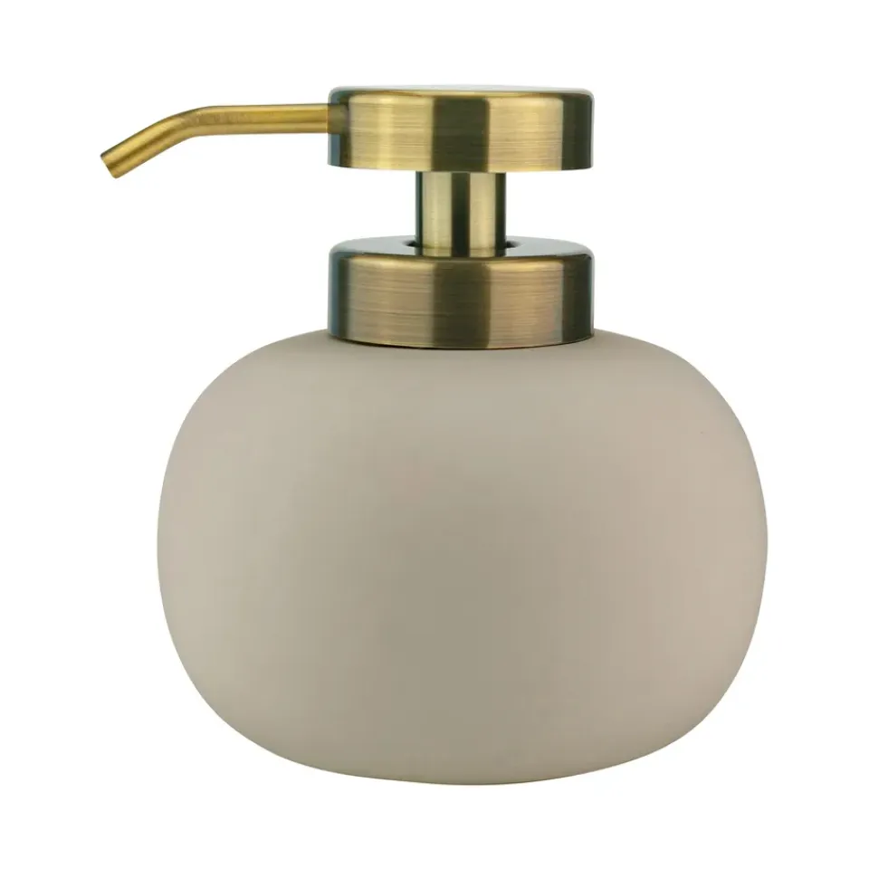 New Mette Ditmer Dispensador de jabón Lotus, sand ( crudo) Blanco