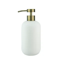 New Mette Ditmer Dispensador de jabón Lotus alto, Blanco