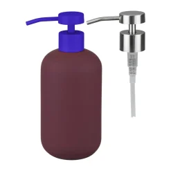 New Mette Ditmer Dispensador de jabón Lotus play alto, incl. 2 cabezales, Wine Rojo