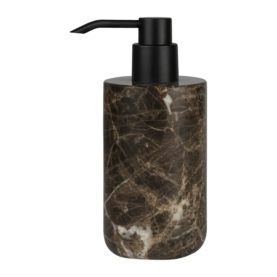 Online Mette Ditmer Dispensador de jabón Marble 17,5 cm, Marrón