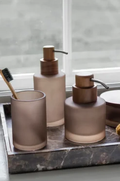 Mette Ditmer Dispensador de jabón Modest alto, Walnut Marrón